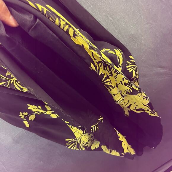 Dress-U II Sharon Maxi Dress and Cardigan Womens Size 22 Black Gold Goth Cottage - Picture 10 of 10